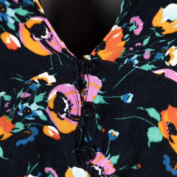 Zara floral peplum blouse size S - Picture 7 of 12